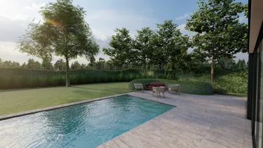Villa met groene tuin, zwembad en ruim terras